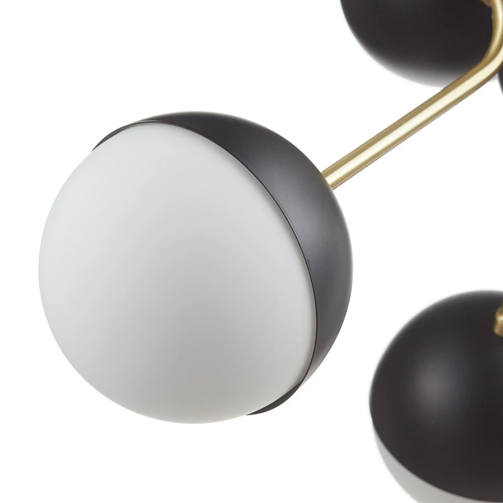 Suspension Orbit, à 6 lampes IP44 pour salle de bain