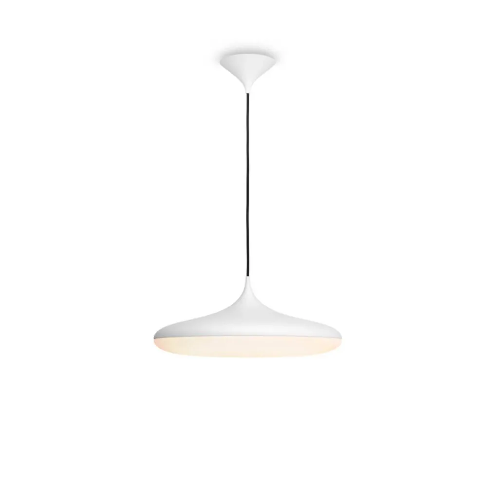 Suspension PHILIPS Hue LED ambiance blanche 33.5W haut de gamme en acrylique dépoli