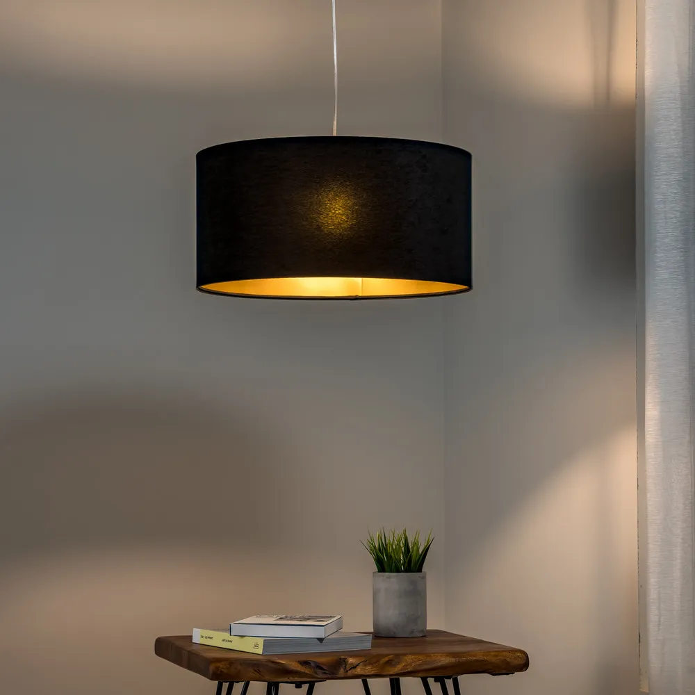 Suspension Salina, noir/or, Ø 50cm | Garantie 2 Ans