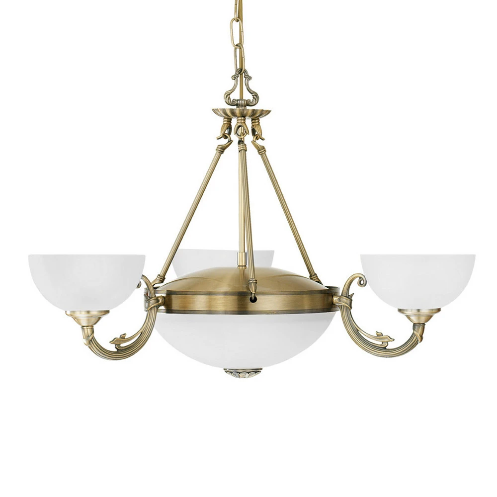 Suspension Savy à cinq lampes avec LED intégrée non remplaçable