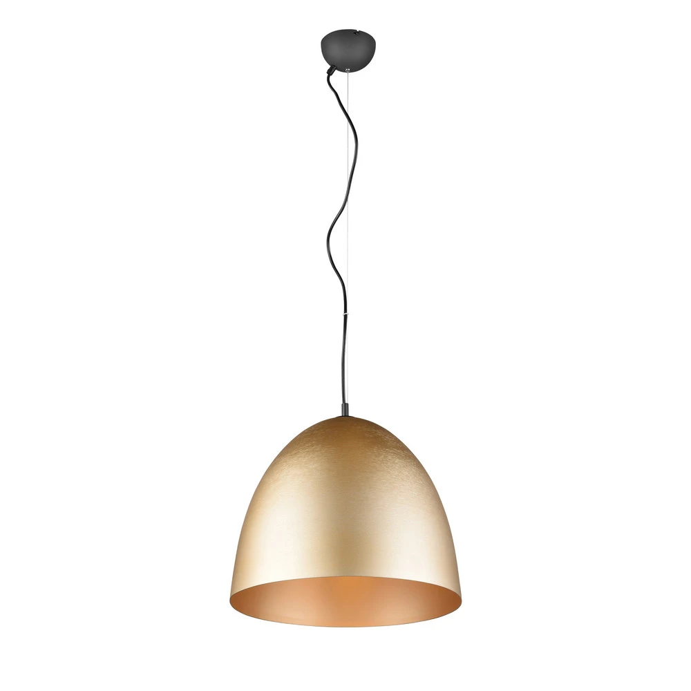 Suspension Tilda, à 1 lampe, laiton, Ø 40 cm (Carré 30x30cm)