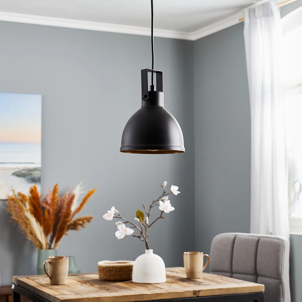 Suspension Trial, à 1 lampe, noir/or | Garantie 2 Ans