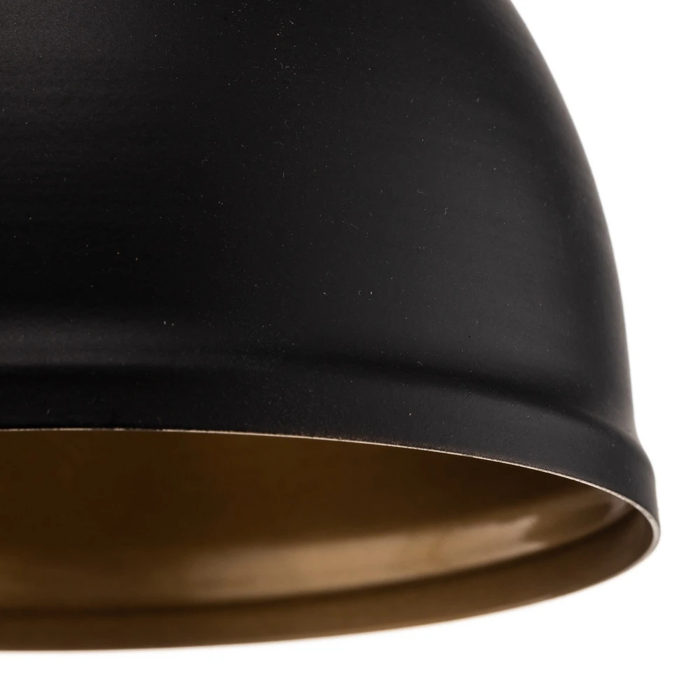 Suspension Trial, à 1 lampe, noir/or | Garantie 2 Ans