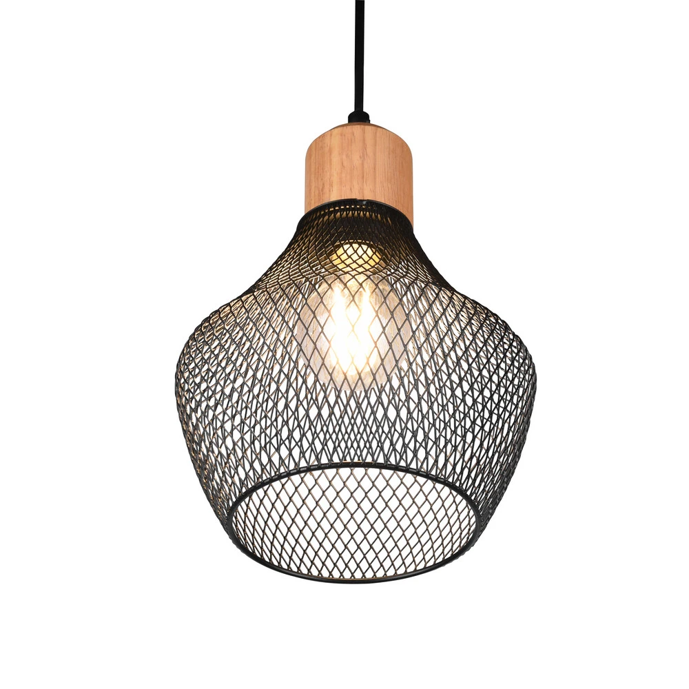 Suspension Valeria avec abat-jour en treillis, Ø 18 cm | Garantie 2 Ans