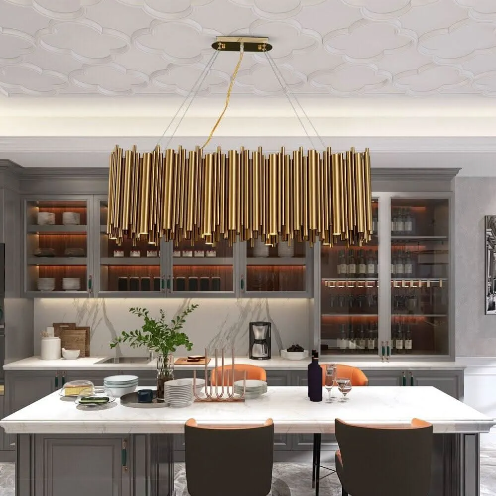 Suspension XXL Rectangle | Brillante Fusion avec fixation réglable