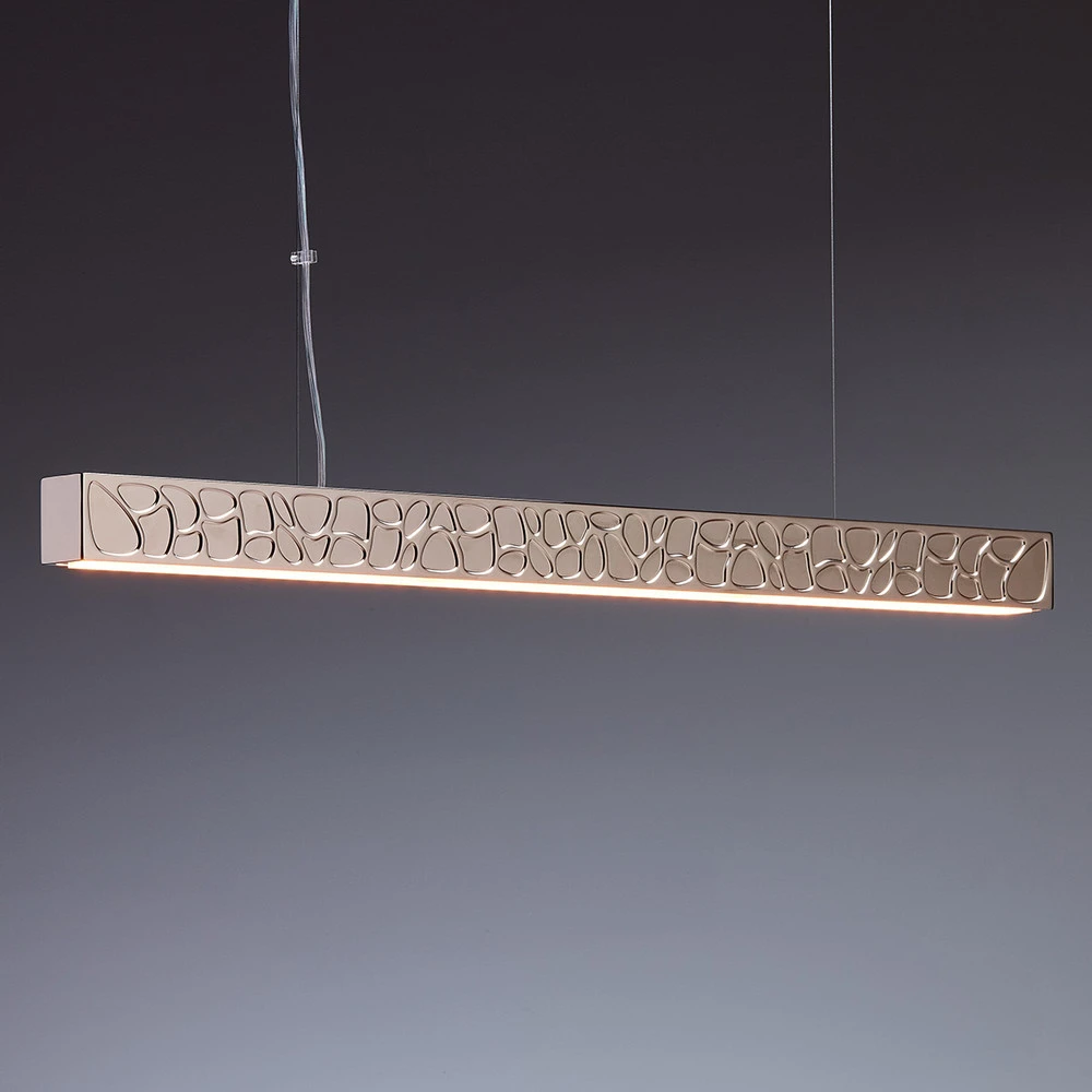 TECNOLUMEN Theia Suspension avec variateur d'intensité variable, nickel (Carré 30x30cm)