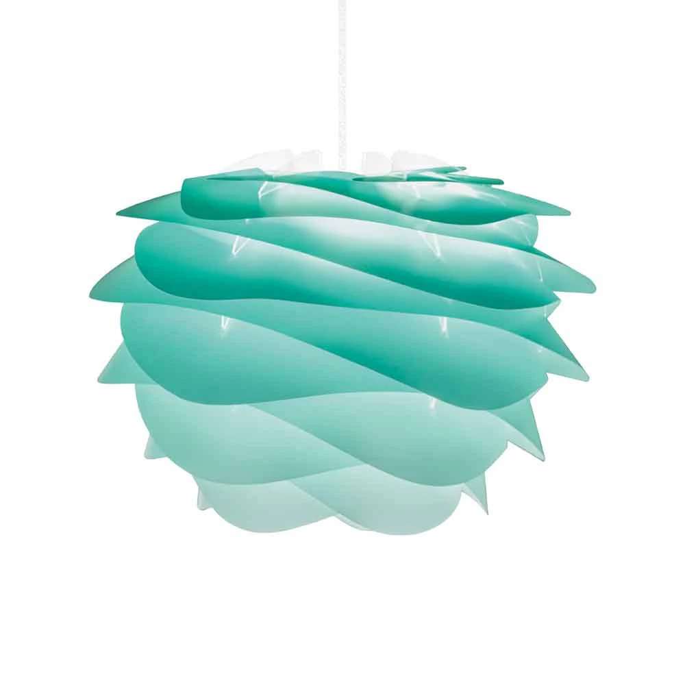 UMAGE Carmina Compact lampe turquoise/câble blanc à fixation clip