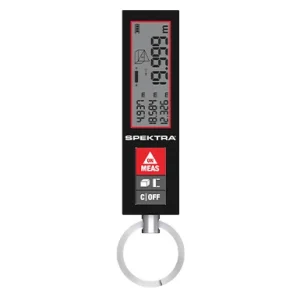 MISURATORE LASER TASCABILE 20MT SPEKTRA QM20R avec étui ceinture