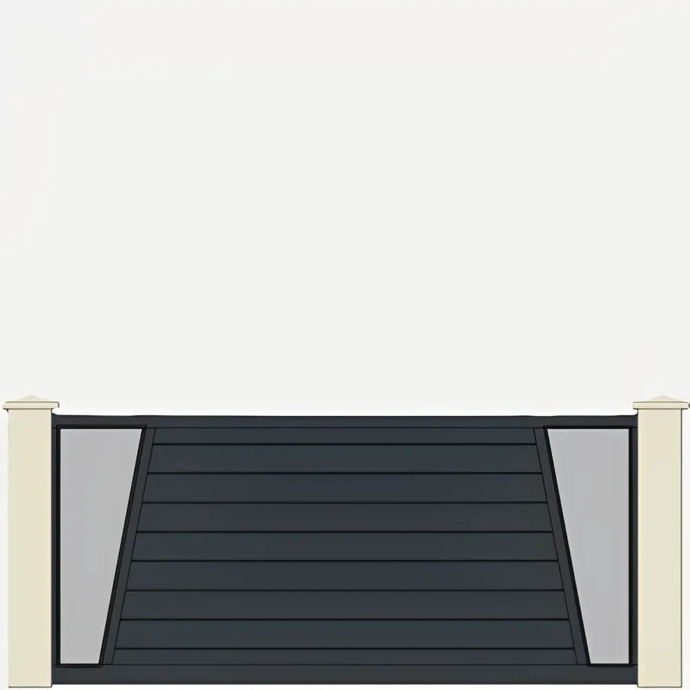 Portail Coulissant Aluminium Aubrac