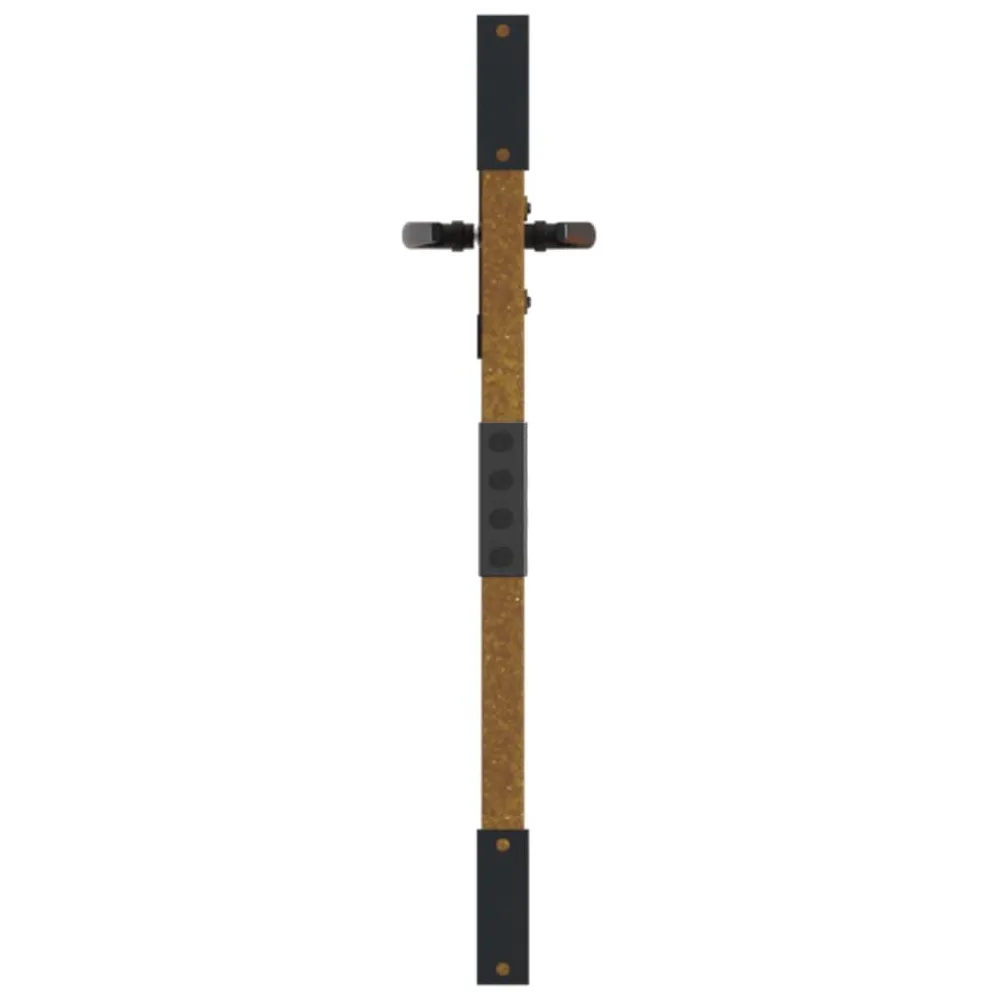 Portail de jardin 85x100 cm acier corten conception de l'arbre