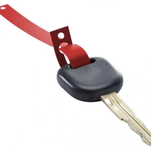 Porte-clés Eichner en film HDPE rouge UE : 1000 pièces 9219-00107-N prendre à bas prix