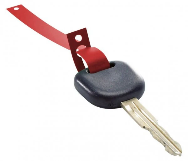 Porte-clés Eichner en film HDPE rouge UE : 1000 pièces 9219-00107-N prendre à bas prix