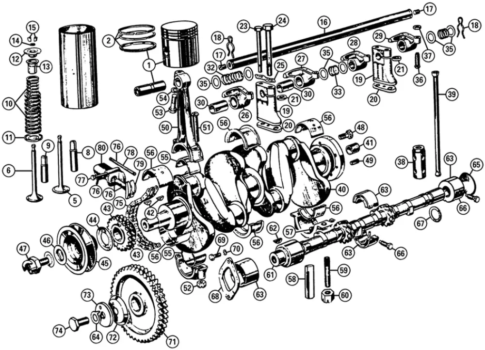 Cartouche TOP, GASKET SET, CYLINDER HEAD, TA