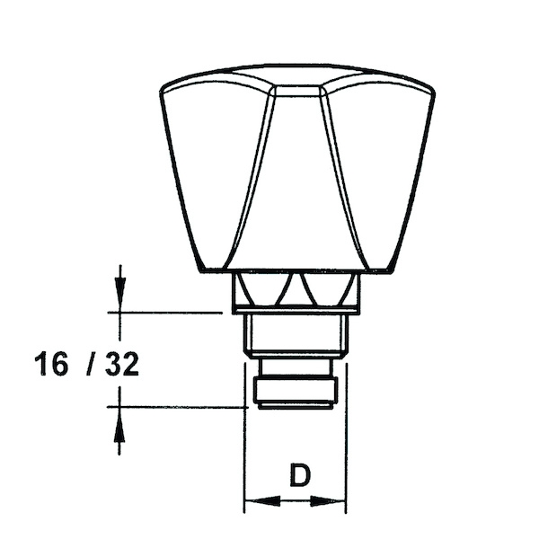 Tête universelle à clapet - PRESTO pour Salle de Bain
