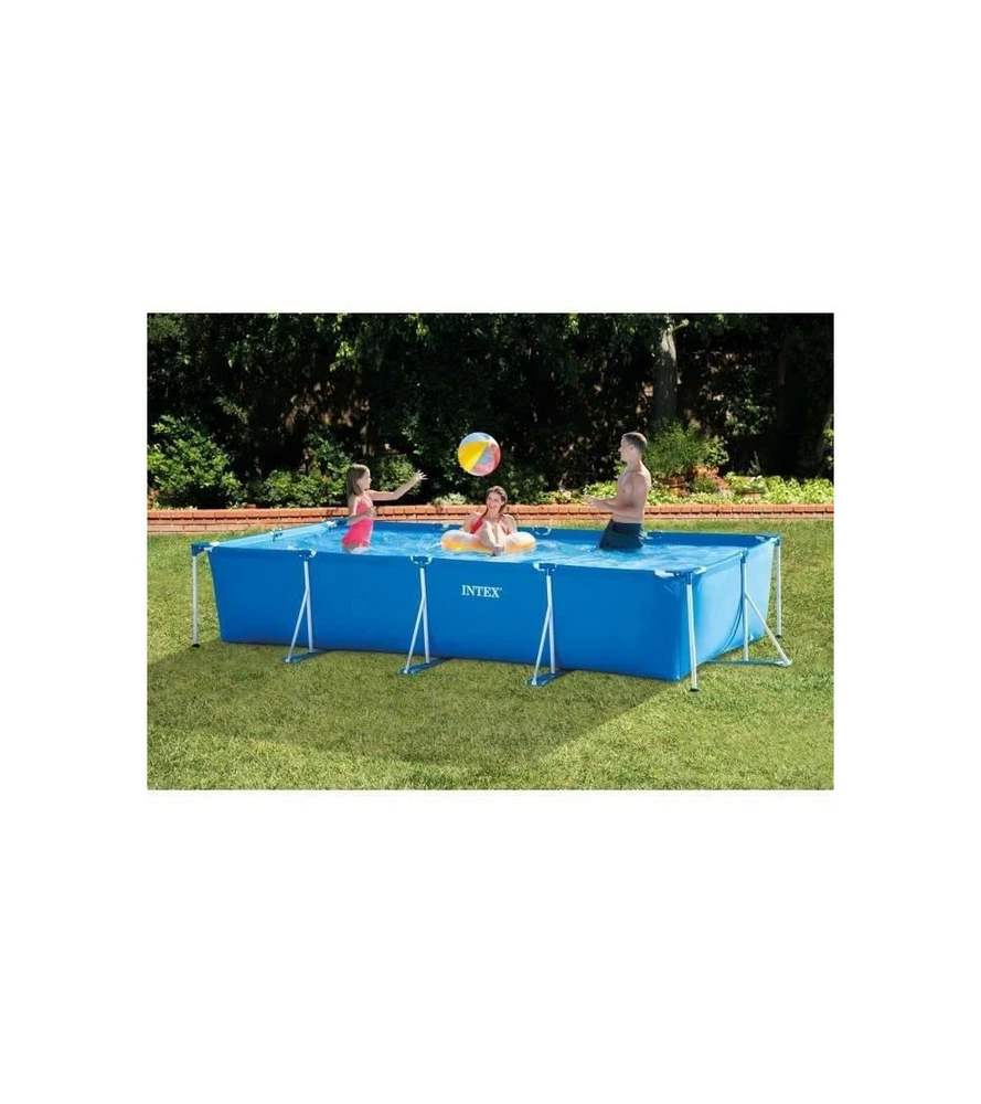Piscine tubulaire intex acier frame 4,50 x 2,20 x 0,84 m + épurateur 1,7 m³