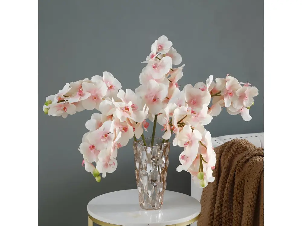Tige d'Orchidée Phalaenopsis - Rose / 66 cm avec système silencieux
