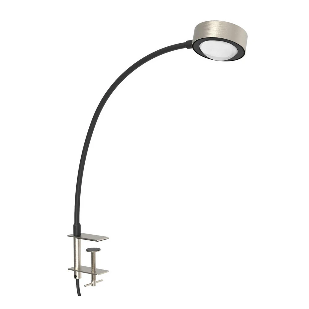 LIGHTME lampe à poser Powerlens Flex, vis, couleur titane pour système d'éclairage intelligent