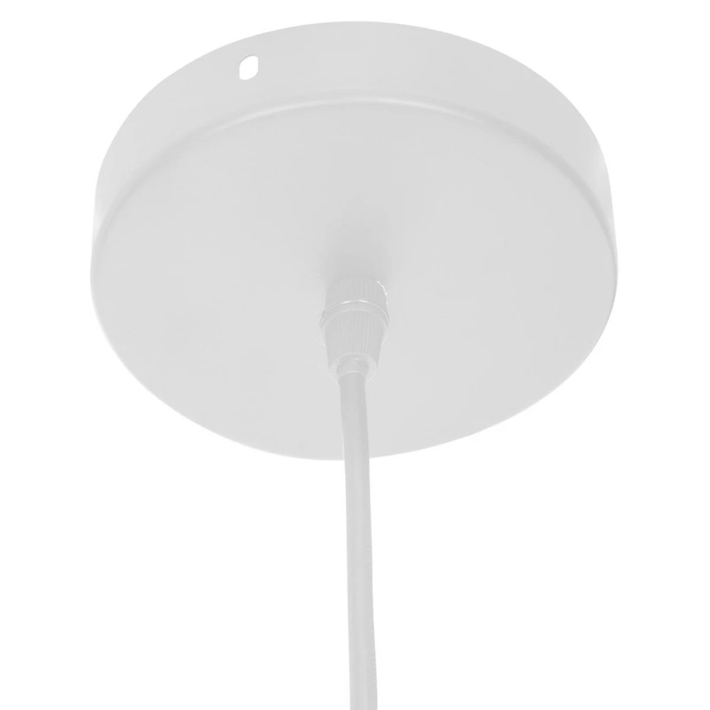 Transformateur LED Luminaire suspension en métal & corde d 37.5 cm crème