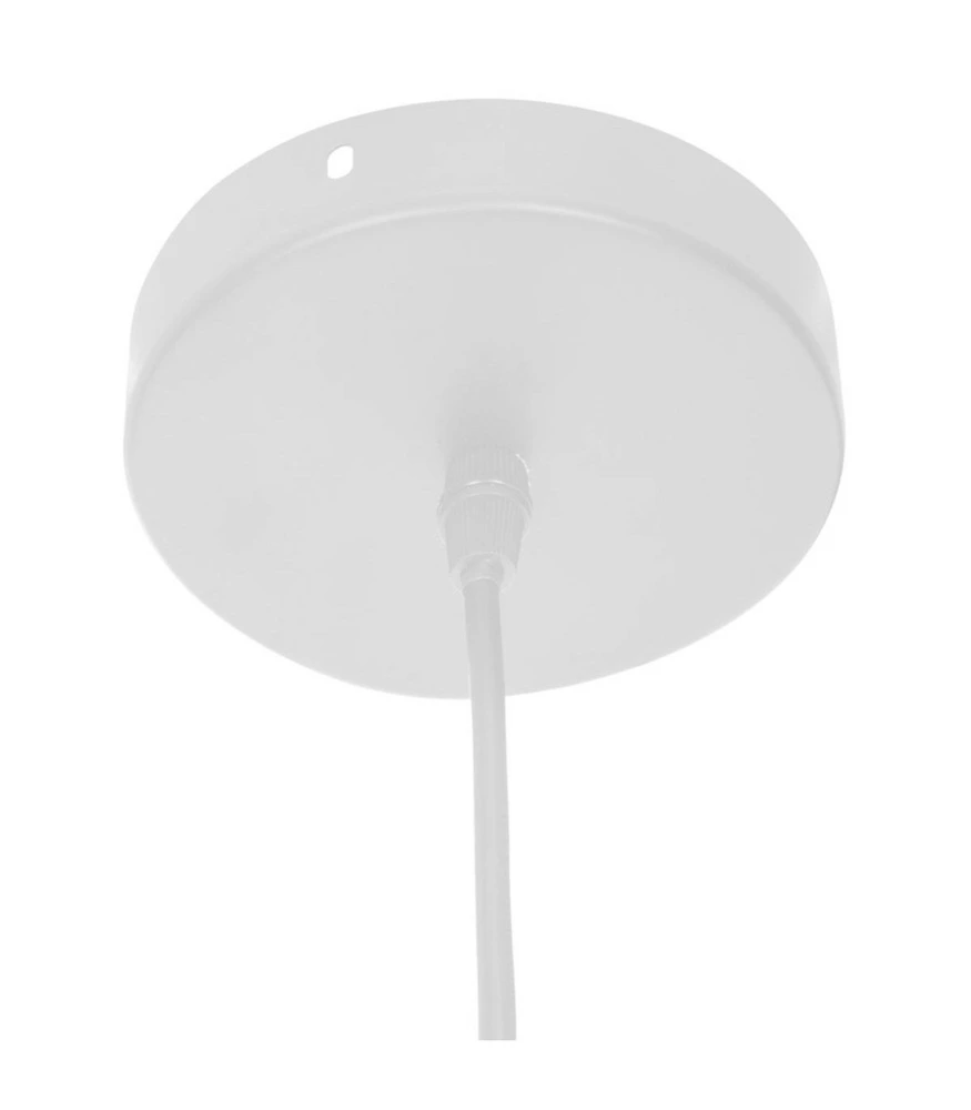 Transformateur LED Luminaire suspension en métal & corde d 37.5 cm crème