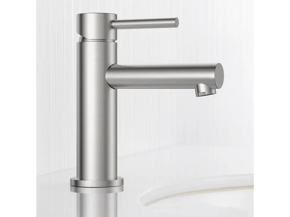 Cecipa max 2PCS Robinet pour Lavabo Brossé, Mitigeur pour Lavabo de Salle de Bain, Robinet pour Lavabo Eau Froide et Chaud...