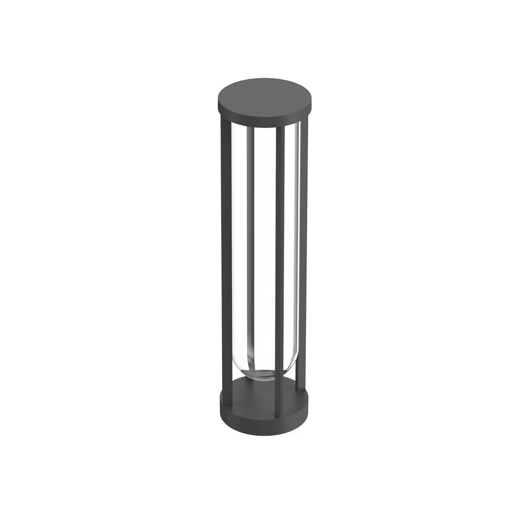 FLOS Vitro Bollard 2, 2.700 K, 60 cm, anthracite
