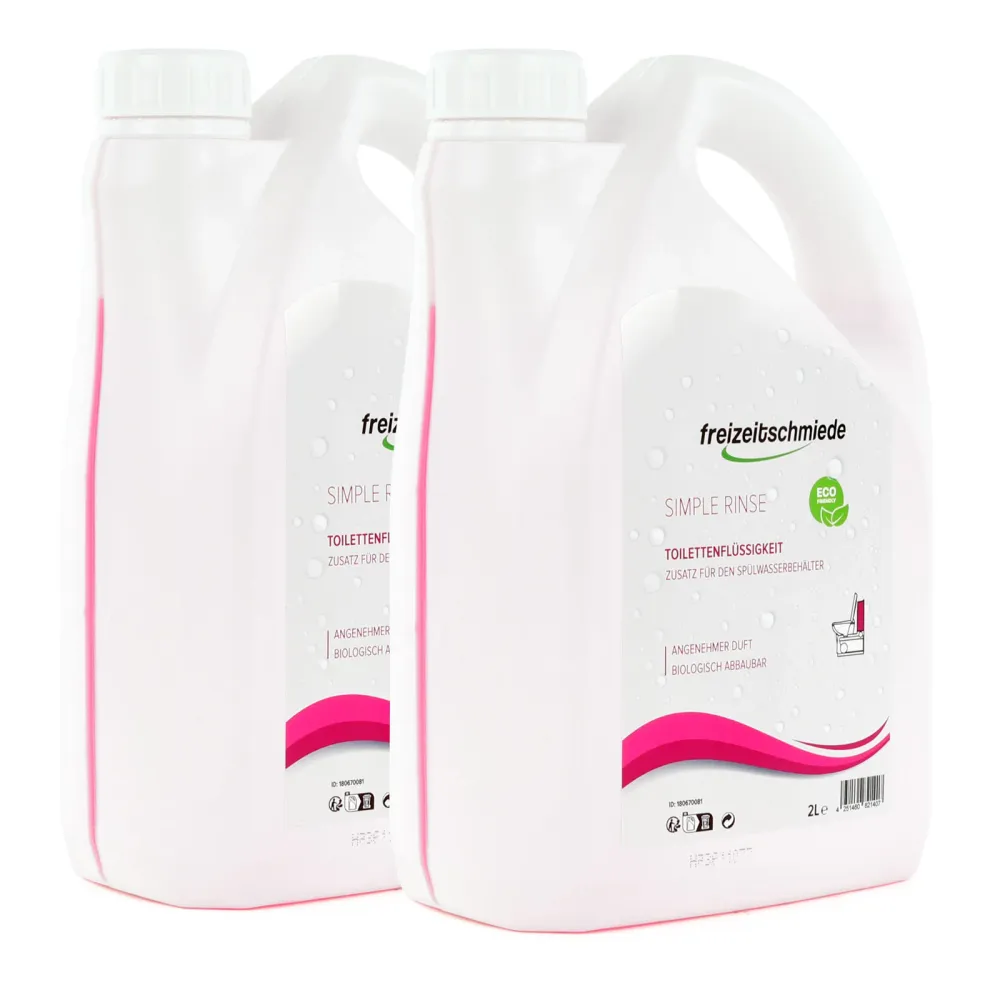 Freizeitschmiede Aisé Rinse Toiletten Zusatz für Spülbehälter 2L Spülwasserzusatz Sets