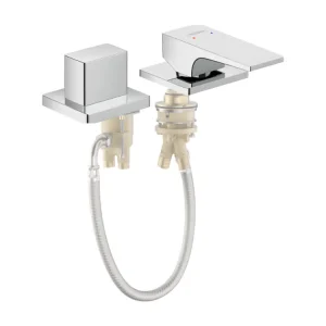 Mitigeur bain douche 2 sorties poignée manette HANSGROHE Metropol chromé + corps encastré
