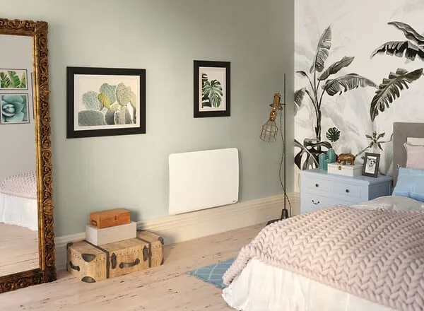 Radiateur duo corps de chauffe horizontal Hekla - Blanc - 2000W