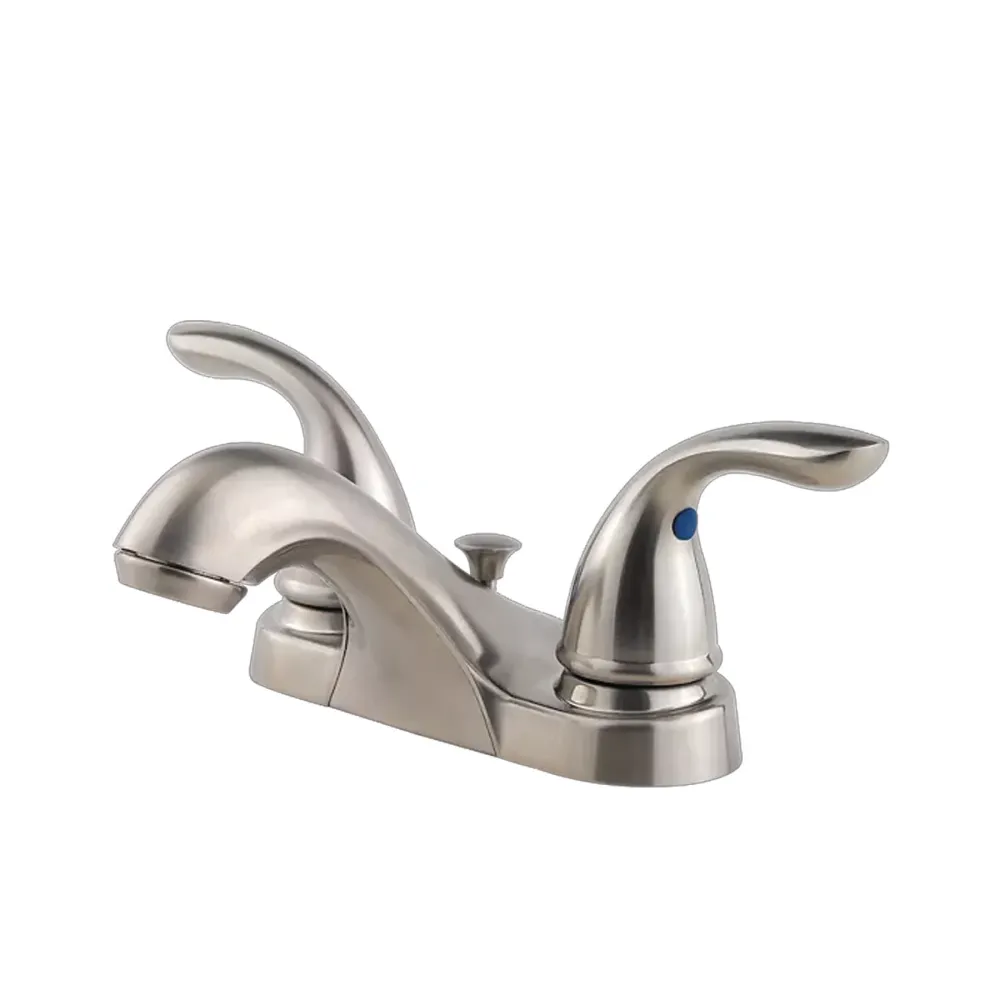 Robinet de salle de bain central à 2 poignées de 4 po - 1 Couleur