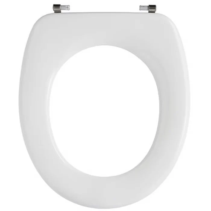 Abattant WC Pressalit 2000 Sans Couvercle Charnières Inox Blanc 49000 Bv5999