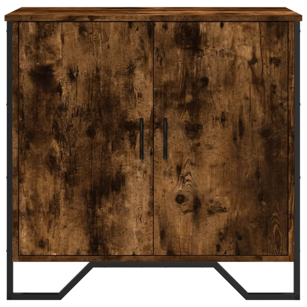 Buffet bahut commode armoire meuble de rangement organisateur cuisine salle de séjour salon 78 x 35,5 x 74,5 cm bois d'ing...