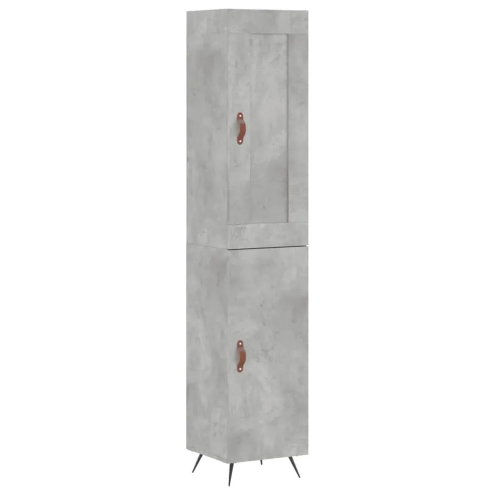 Buffet bahut commode armoire meuble de rangement organisateur cuisine salle de séjour salon haut 34,5 x 34 x 180 cm bois d...