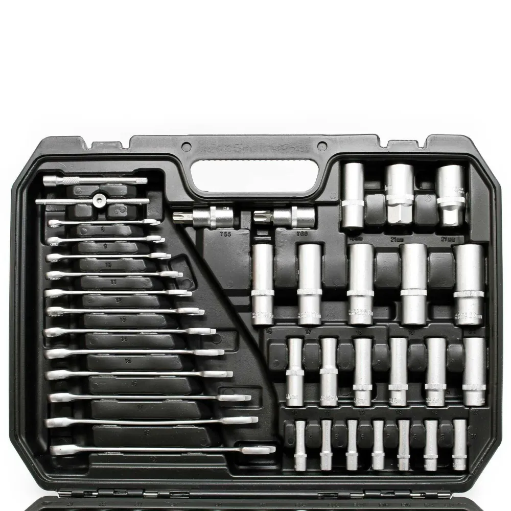 Coffret clé à cliquet 215 pièces kit majeur de serrage douille embouts acier carbone 16_0002251
