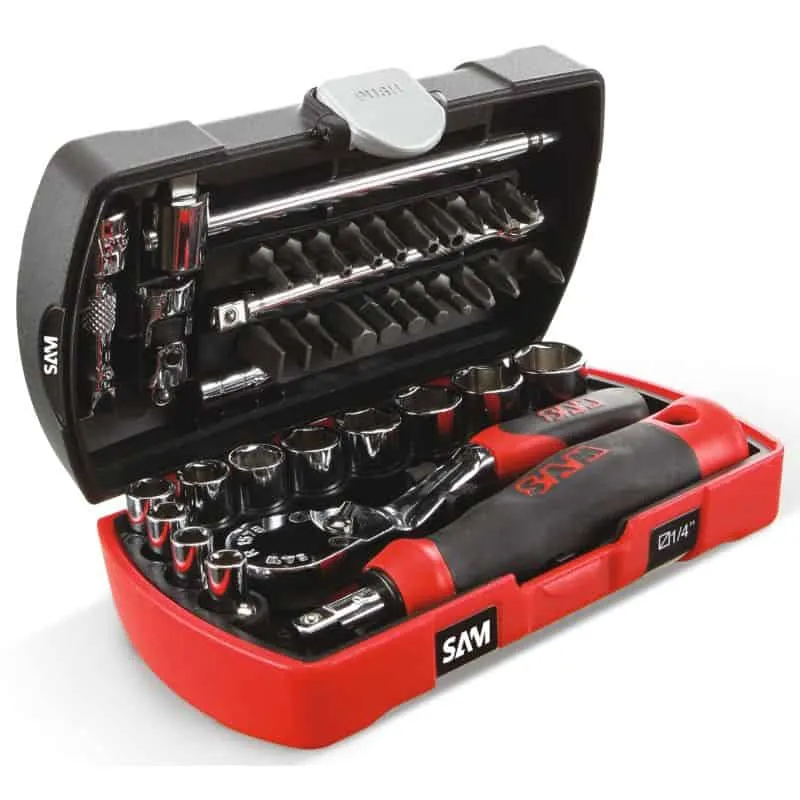Coffret embouts et douilles 1/4" SAM OUTILLAGE