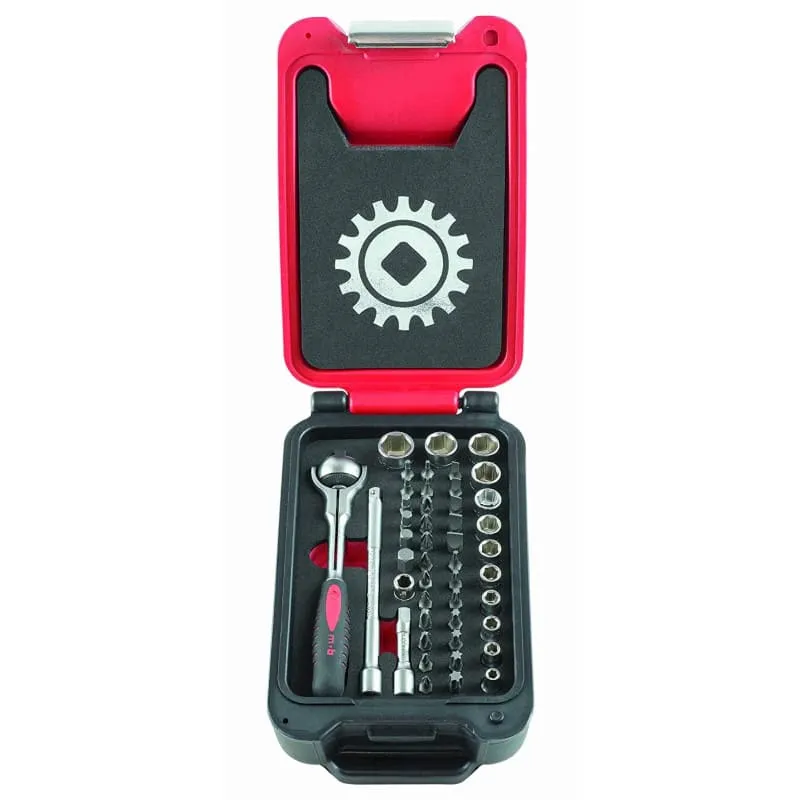 Coffret fusion box 1/4" cliquet manche rotatif MOB 9416046101