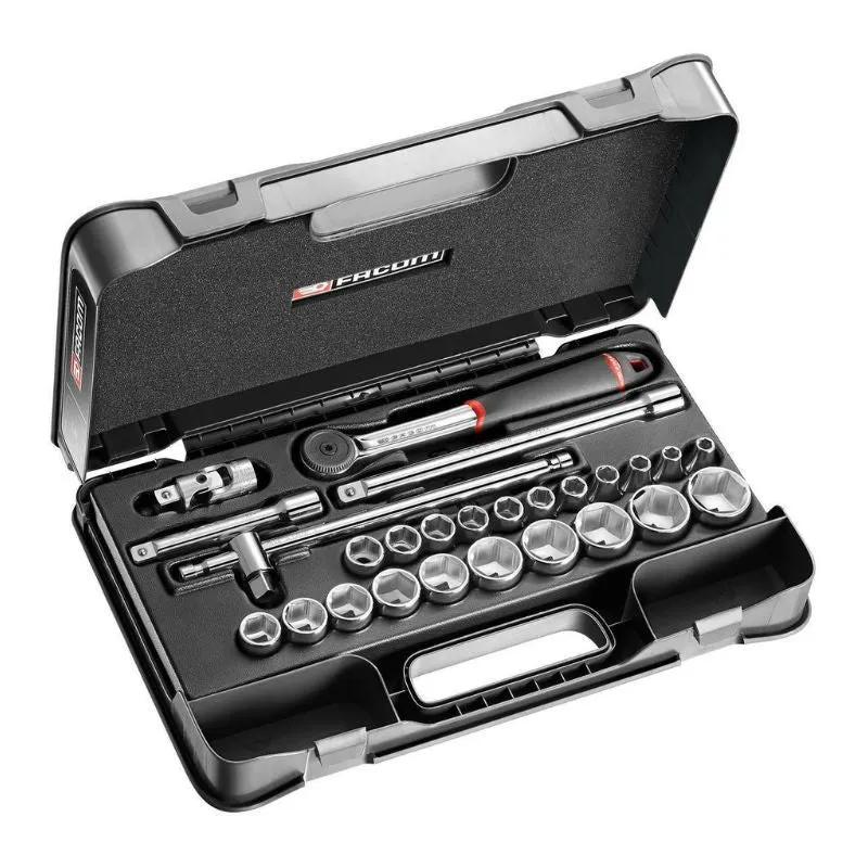 Coffret majeur à cliquet + douilles 1/2'' FACOM S.161-4P6PB - 26 pièces