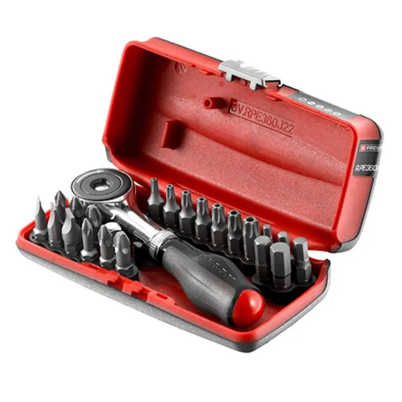 Coffret majeur à cliquet porte-embout FACOM R.PE360J22PB