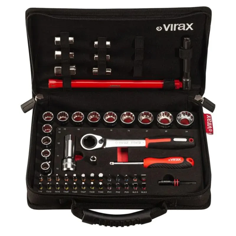 Coffret PLOMBIBOX 51pcs Majeur Robinet + Douilles Traversantes - VIRAX 310410