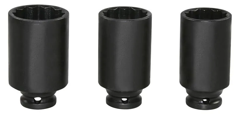 Inserts pour clés à douille SW-Stahl IMPACT 1/2" douze pans 30-36 mm profonds 3 pièces 10190L commander à bas prix