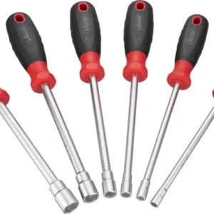 Jeu de tournevis majeur à douille hexagonale VIGOR profil six pans extérieur 6 7 8 10 12 13 nombre d'outils : 6 V...