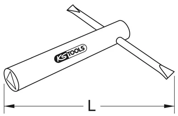 KS Tools BRONZEplus clé à douille triangulaire M4 963.8261 magasiner à bas prix
