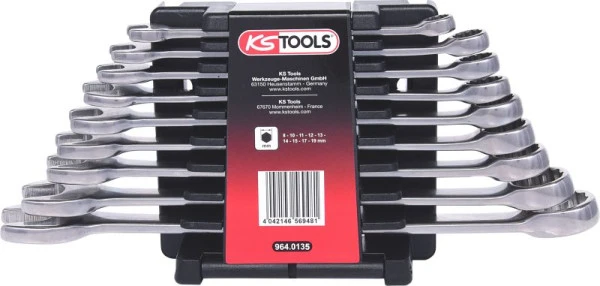 KS Tools jeu de clés mixtes en acier inoxydable coudées 9 pièces 964.0135 commander à bas prix