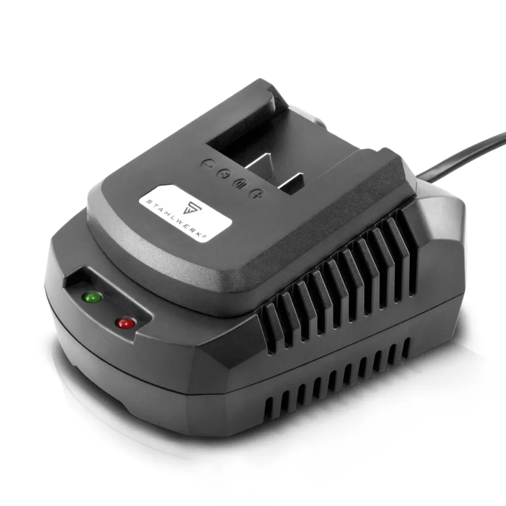 Chargeur Steelworks BC-90 ST Batterie Prompt Charger | Charger avec 3 Affichage de charge et LED de charge pour 18 V | Tou...