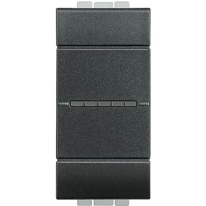 Transformateur LED INVERTITORE CON COMANDO ASSIALE 1P 16AX 250VAC ANTRACITE LIVING LIGHT L4054