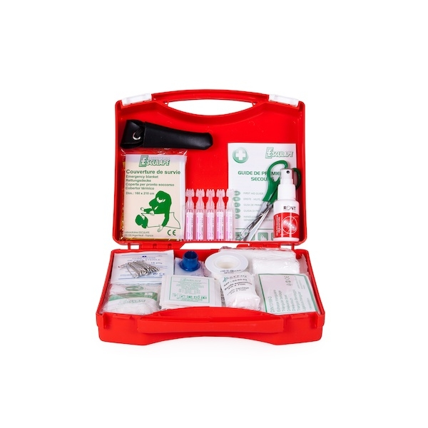 Boîte à Pharmacie Trousse de secours ASEP BTP pour 10 personnes - LABORATOIRES ESCULAPE