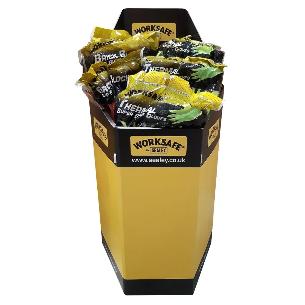 Sealey WDBG1 Worksafe Dump Bin Gloves 1 avec Guide de Secourisme