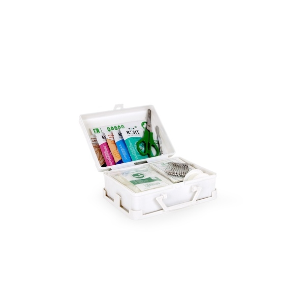 Trousse de secours ASEP pour 4 personnes - LABORATOIRES ESCULAPE conforme à la Norme NF S60-601