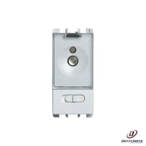 Urmet Torcia Elettronica Estraibile D'Emergenza 1 Modulo, Nea, Bianco 10297.B conforme aux Normes de Sécurité