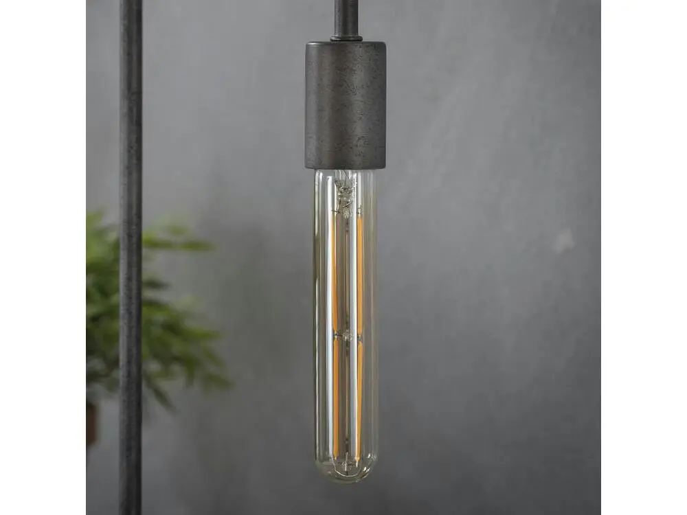 Lampe fluorescente Ampoule tube 18,5 cm ambré LED filament lumière chaude (E27)