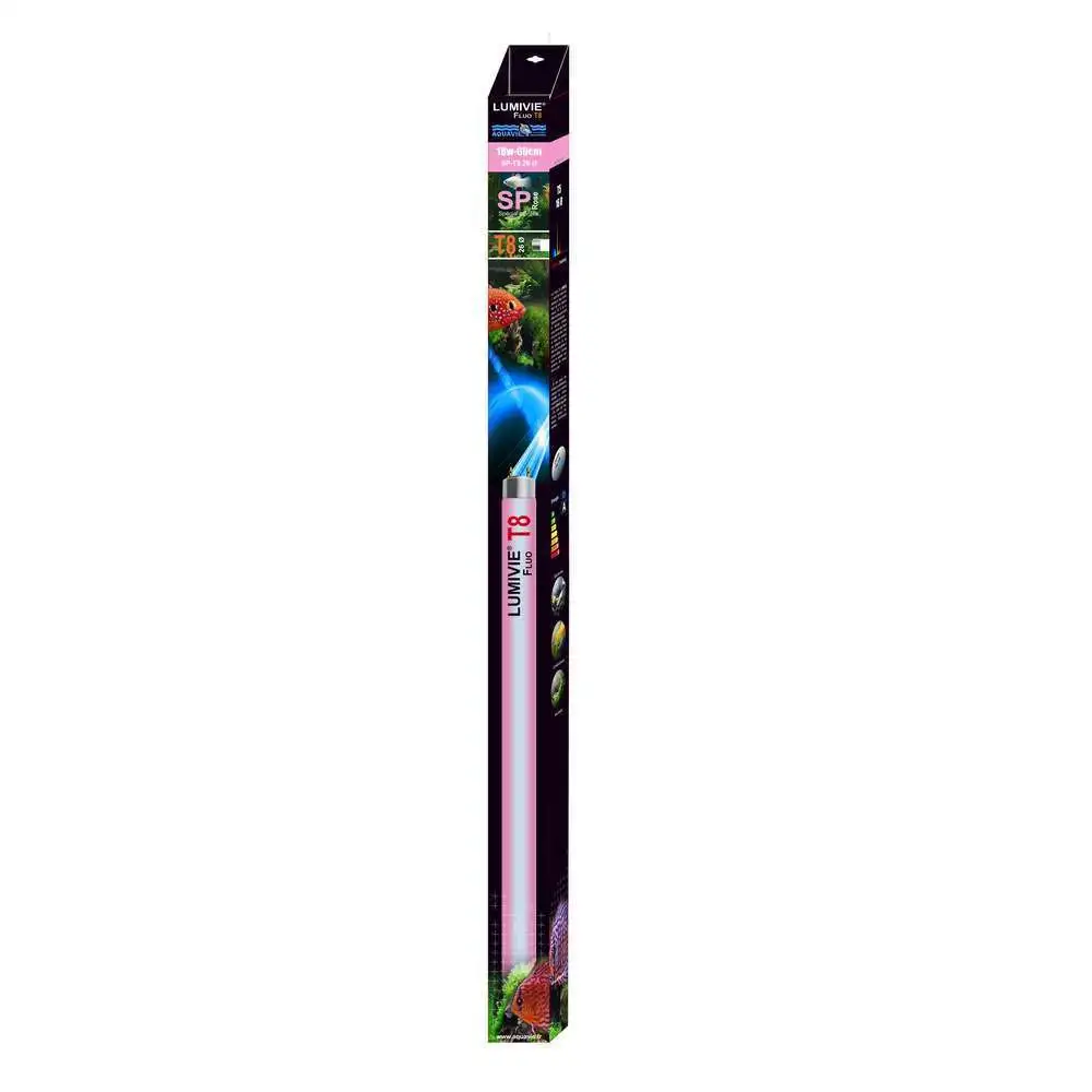 Tube lumivie rose 60 cm Aquavie Sans Mercure